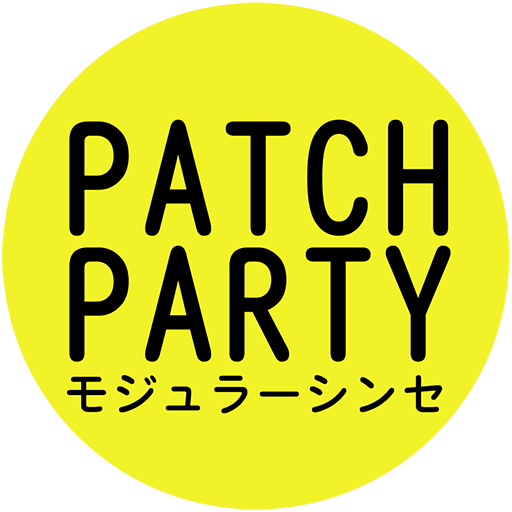 PATCH PARTY. Circular logo.